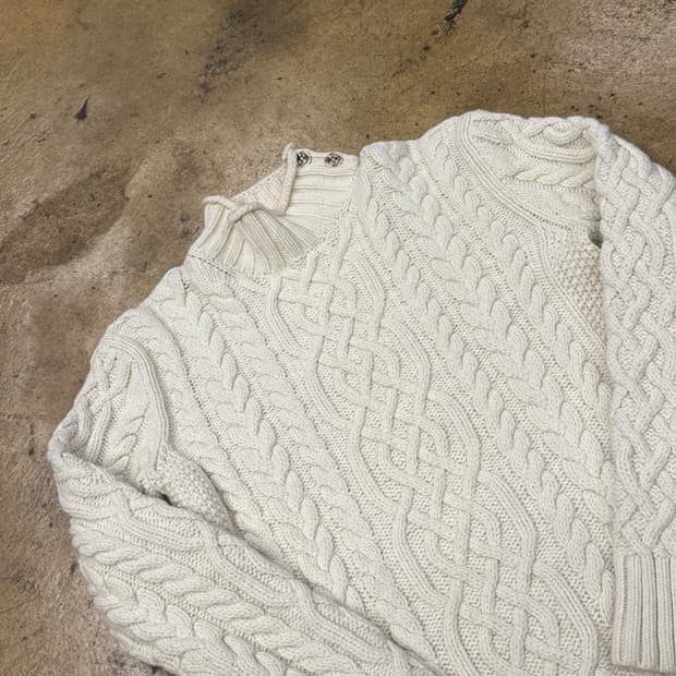 폴로 랄프로렌 목폴라 꽈베기 니트 