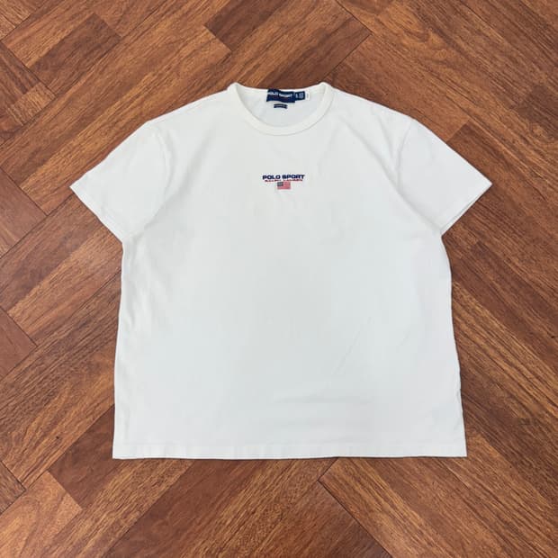 XL 폴로 폴로스포츠 신형 기본 라운드 반팔 티셔츠 