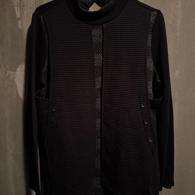 Avant-Garde Textured Panel Jacket