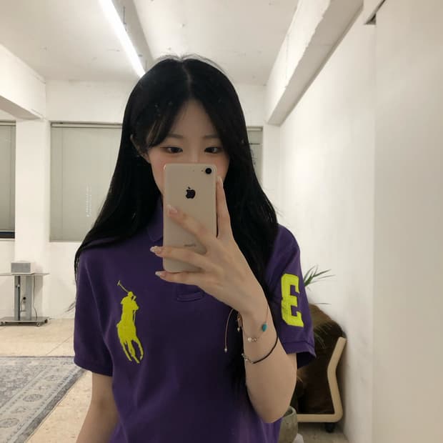 폴로 빅포니 pk티 퍼플