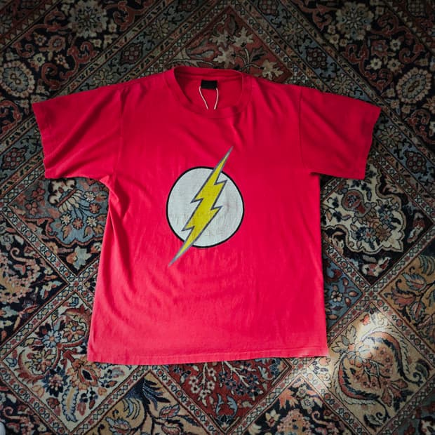 🌊2000 DC comics Flash-Man Tee 싱글스티치
