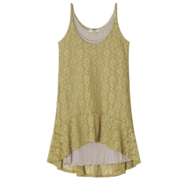 아모르샤이 LACE FLARE DRESS