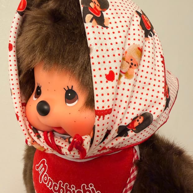 몬치치 손수건 두건