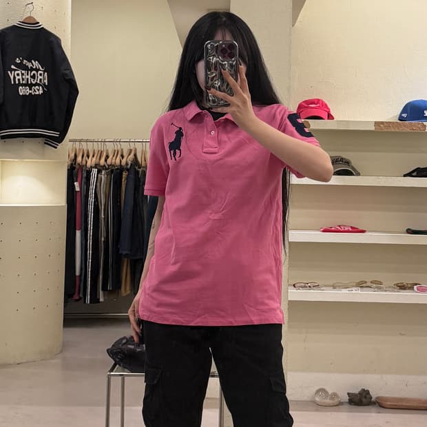 폴로랄프로렌 빅포니 카라 반팔 티셔츠 U1566