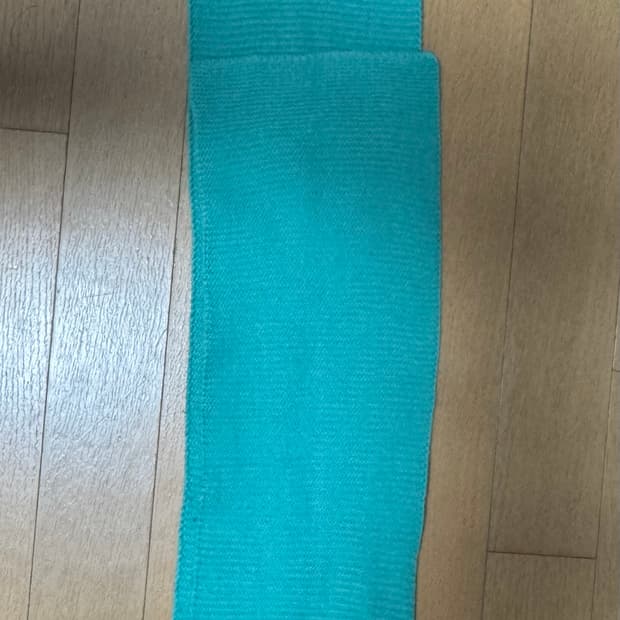 지드래곤 민트 뜨개 머플러