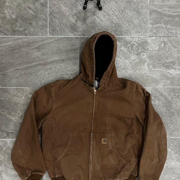 (L) 칼하트 후드 덕 액티브 자켓 J160 BRN 칼하트브라운