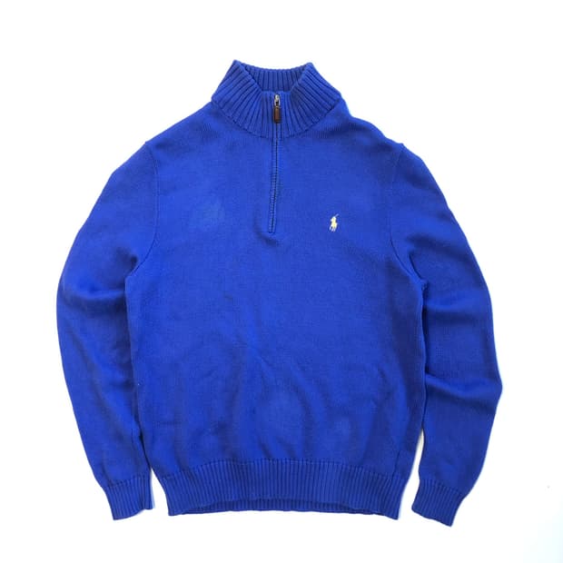 폴로랄프로렌 반집업 니트