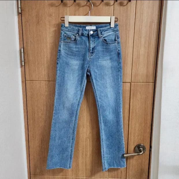 (25)여성 플랙 슬림 데님 팬츠