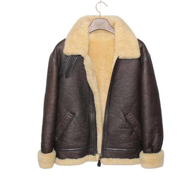 1990s 쉽스킨 시어링 B-3 폭격기 무스탕