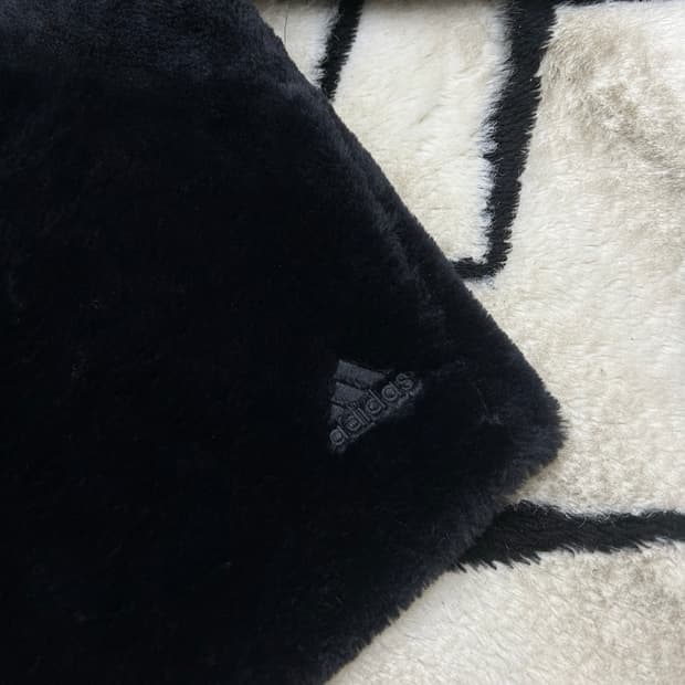 [M]아디다스 에슬레틱 오버핏 퍼 자켓/블랙