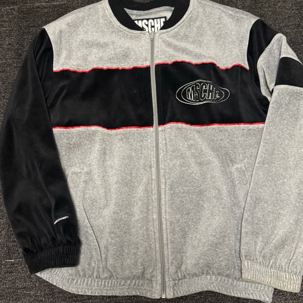 [M] 미스치프 벨벳 트랙 자켓