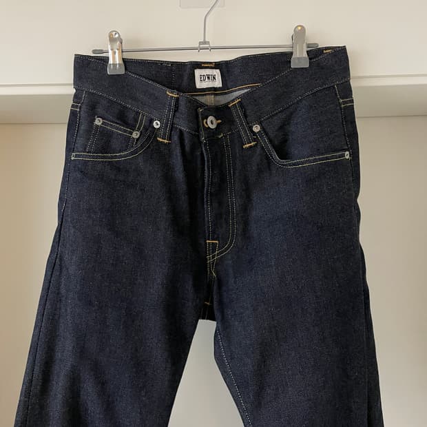 EDWIN JAPAN 생지 데님팬츠