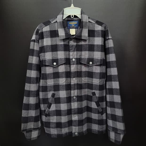 Woolrich 울리치 체크 울혼방 자켓 