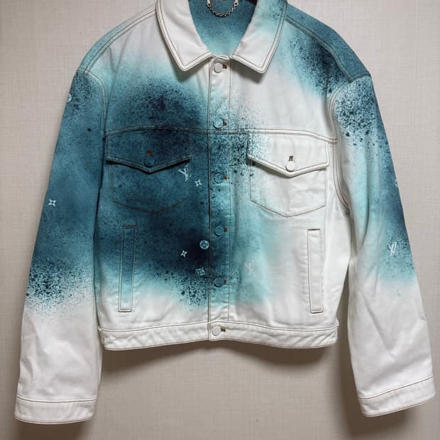 [50/백화점판/새상품급] 루이비통 스프레드 스프레이 데님 자켓