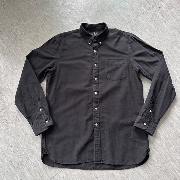 RRL 더블알엘 샴브레이 데님 긴팔 셔츠 L