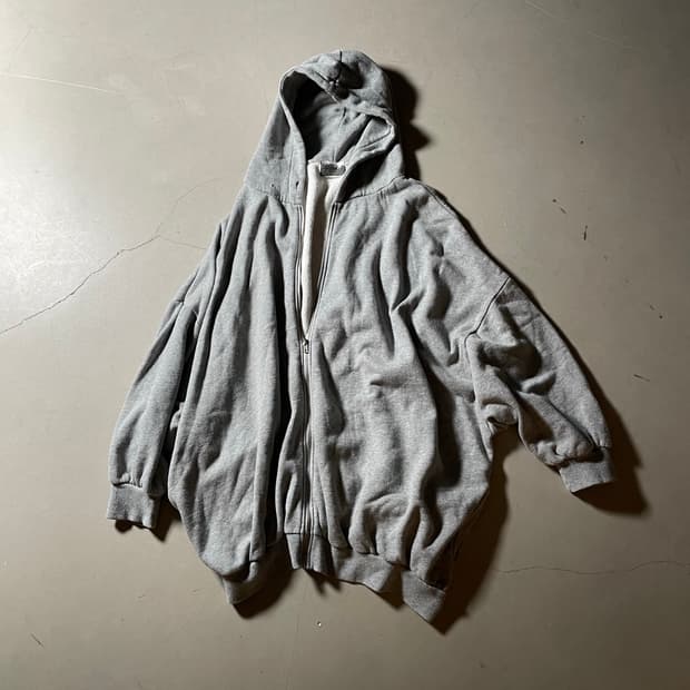 패턴토르소  Loose Fit Zip-Up Hoodie