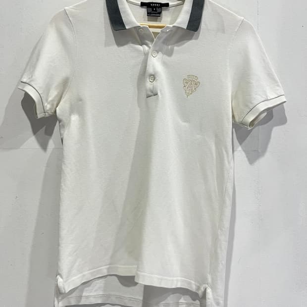 GUCCI 화이트 폴로티 S 정품