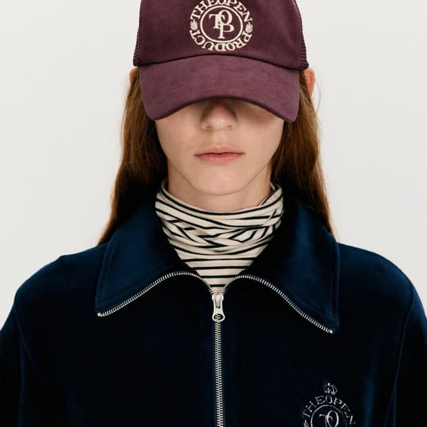 더오픈프로덕트 버건디 볼캡