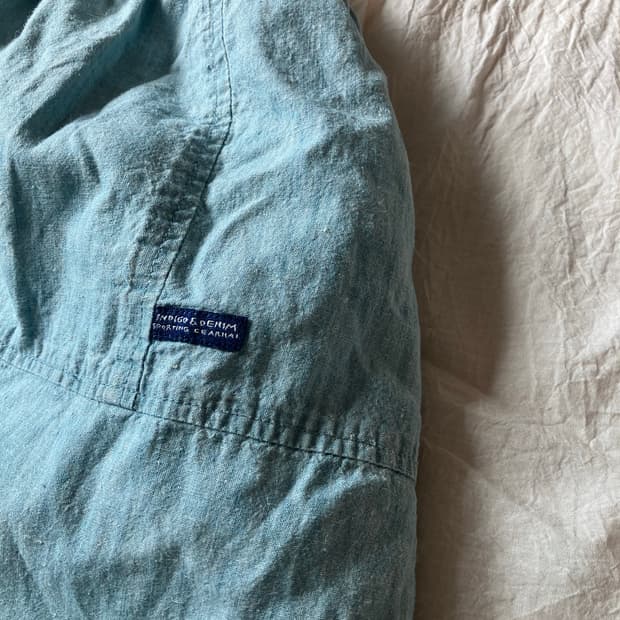 Indigo&denim 인디고 면 롱스커트
