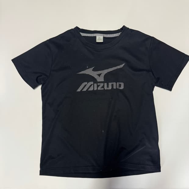 여성 미즈노 Mizuno 빅 프린팅 반팔 티셔츠 M