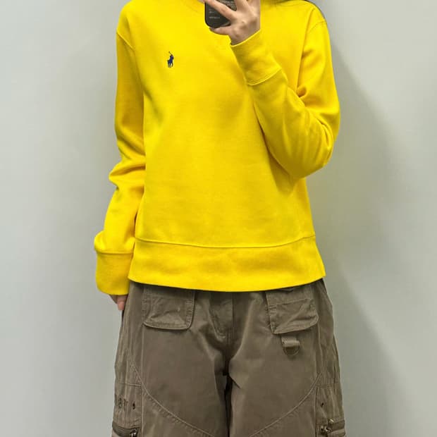 폴로 랄프로렌 신형 옐로우 맨투맨