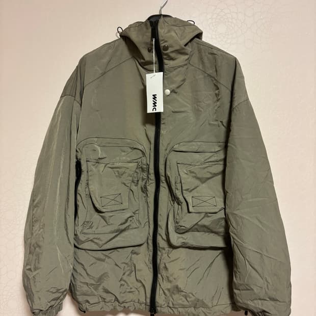 WMC 포켓 후드 자켓 베이지 L사이즈 100-105