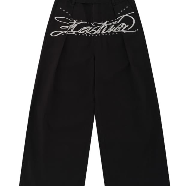 카시코 핀턱팬츠 Embroidered Pintuck Wide Pant