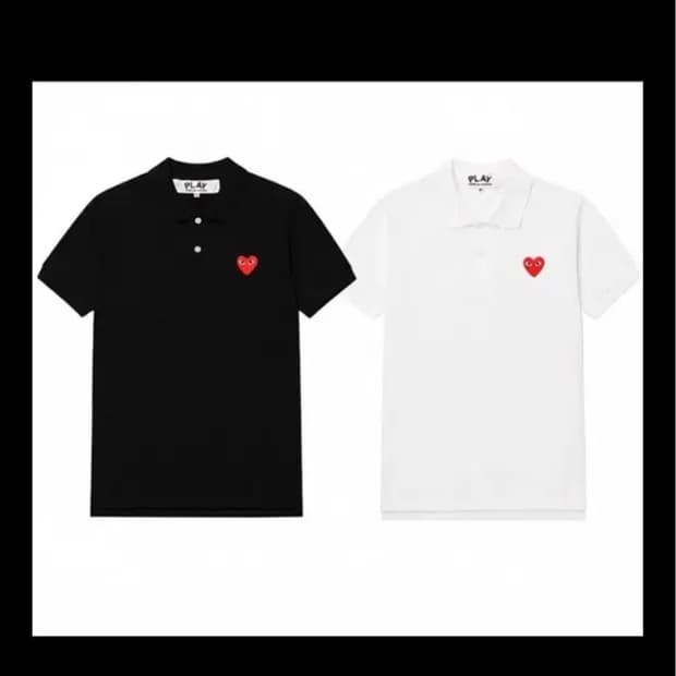 🔥[무료배송/정품]🔥 꼼데가르송 PK 레드와펜 반팔티 2 colors