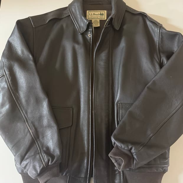 LL bean 가죽자켓