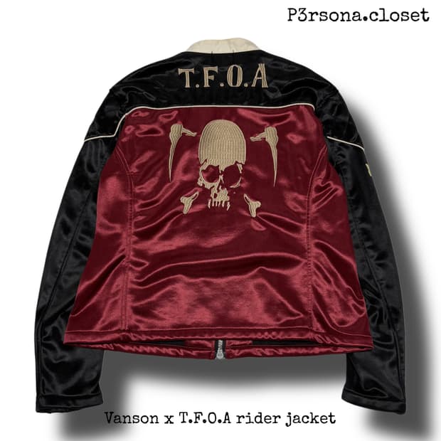 Vanson x TFOA rider jacket