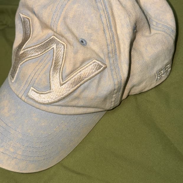 Open yy 코튼 볼캡 블루 