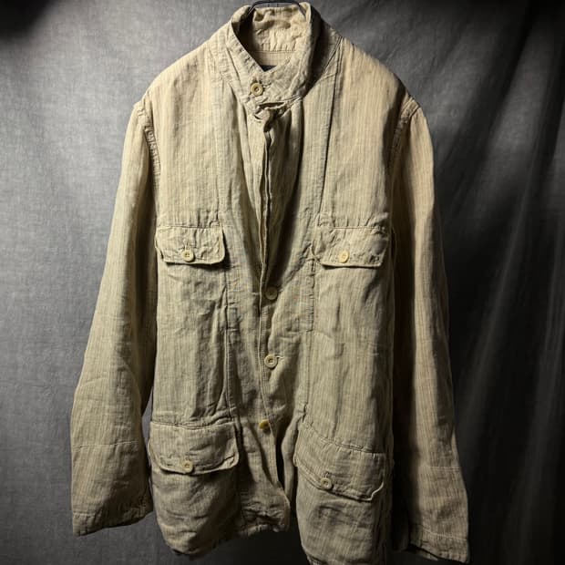 Transit Uomo Garment-Dyed Utility Jacket