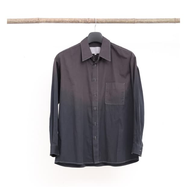 음양 Natural dyeing shirt (gradation) L