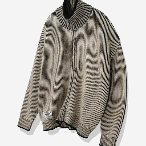 (네고가능)비전스트릿웨어 투웨이 니트집업 VSW Washable