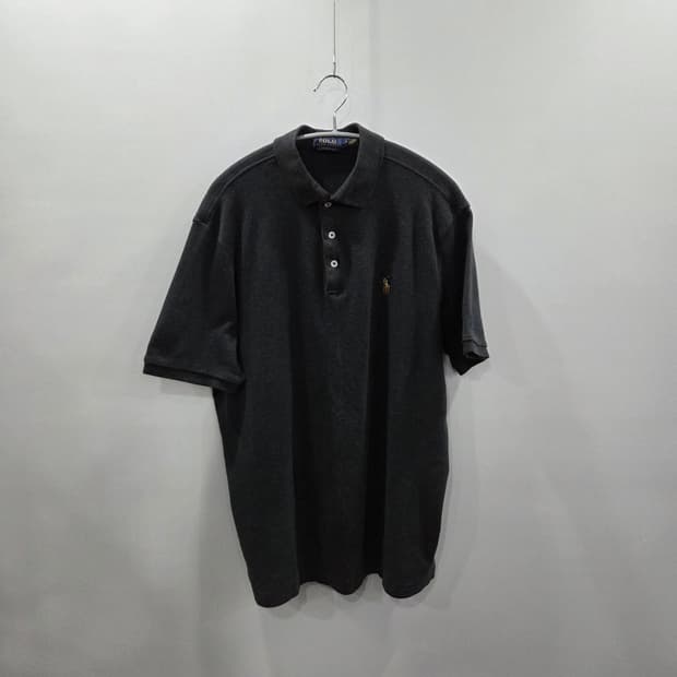 폴로랄프로렌 코튼 카라티 다크그레이 M