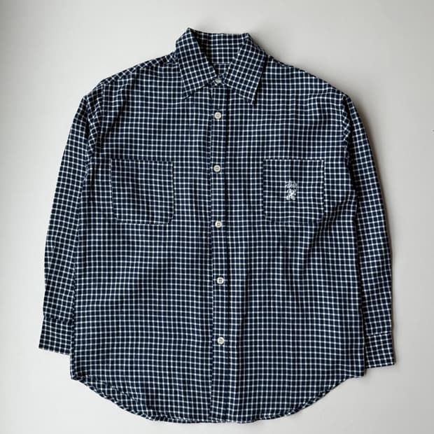 올드 스투시 체크 셔츠