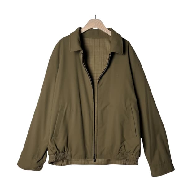 [Yves Saint Laurent] 입생로랑 리버시블 체크 블루종 자켓