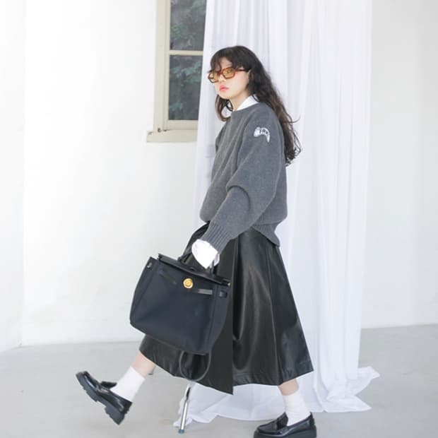 프레클 freckle bulky pullover 니트