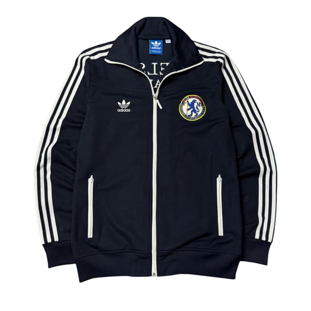 (100) 아디다스 첼시 빅로고 트랙탑 져지 네이비