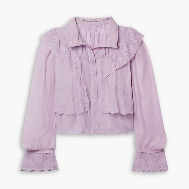 이자벨마랑 렐몬 블라우스 라일락 isabel marant