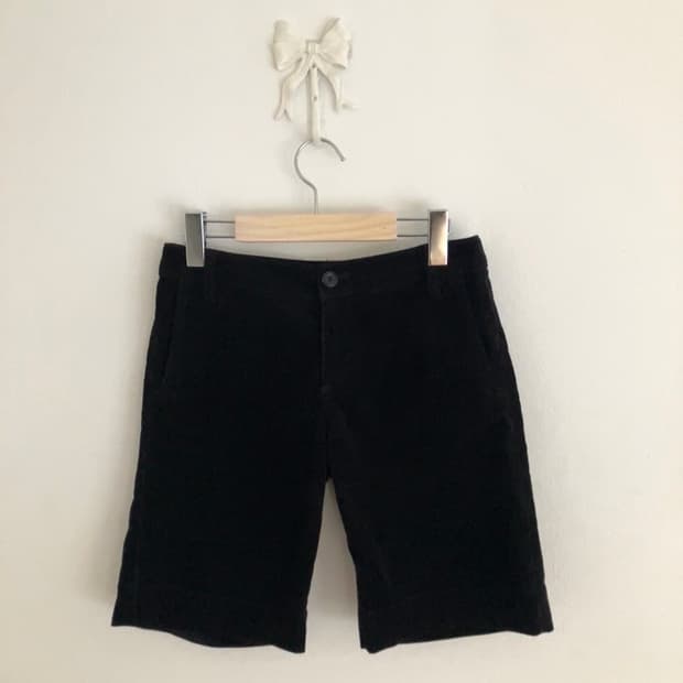 코듀로이 블랙 팬츠