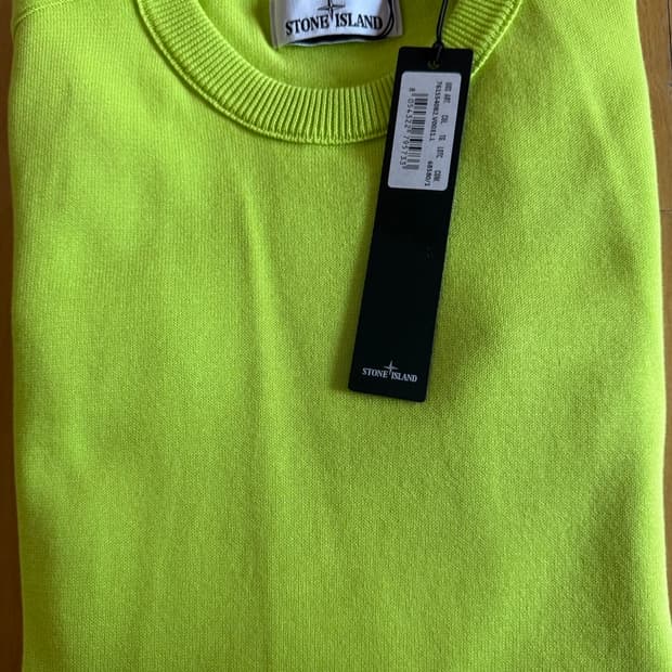 스톤아일랜드 니트 소프트 코튼 크루넥