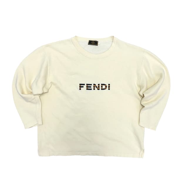 펜디 90s 빈티지 스웻셔츠(S)