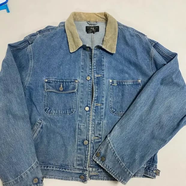 90s RRL 더블알엘 코듀로이 덩가리 데님자켓