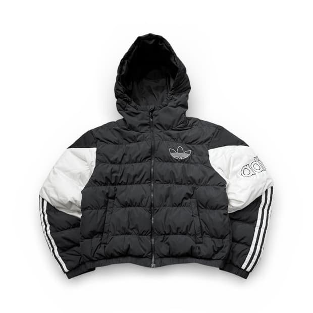 아디다스 크롭 제니 숏 패딩 