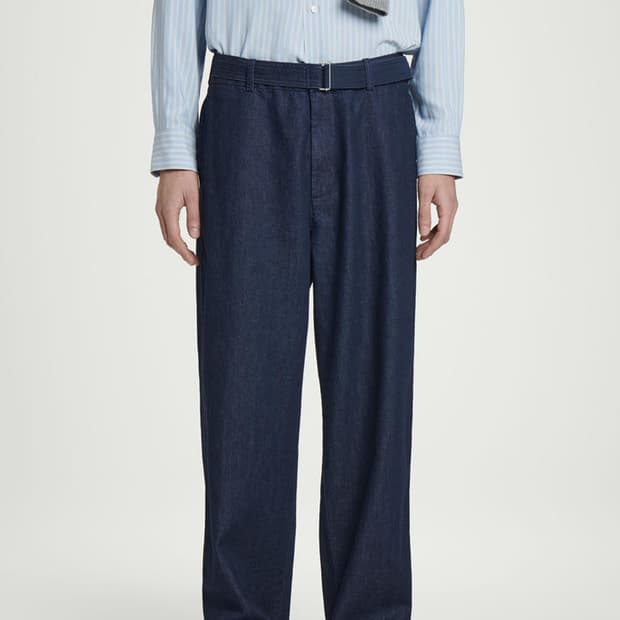 COS 코스 릴랙스드 벨티드 데님 트라우저 46