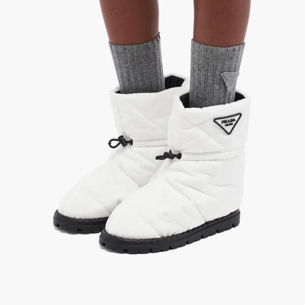 [새상품,정가170만원대] 프라다 나일론 퀄티드 패딩 부츠