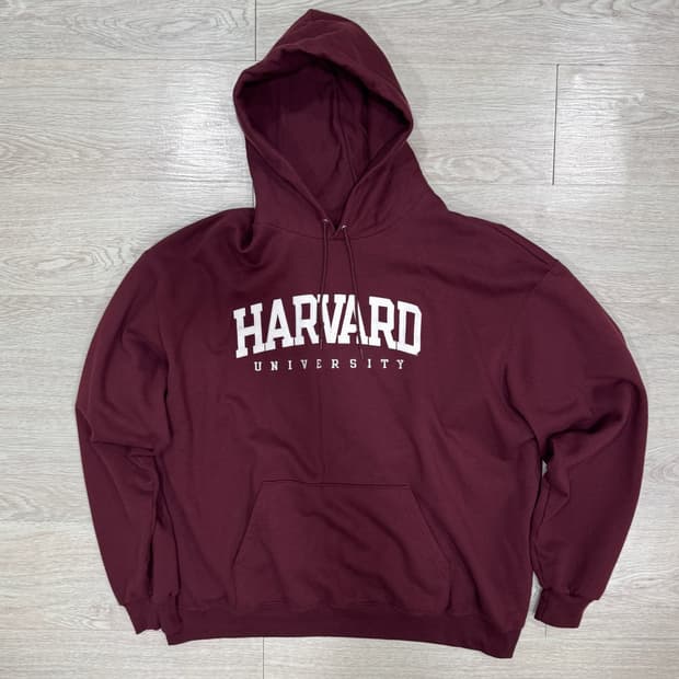 챔피온 하버드 후드티 XXL 버건디