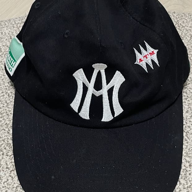 애프터매쓰 모자 ATM 로고 캡 블랙