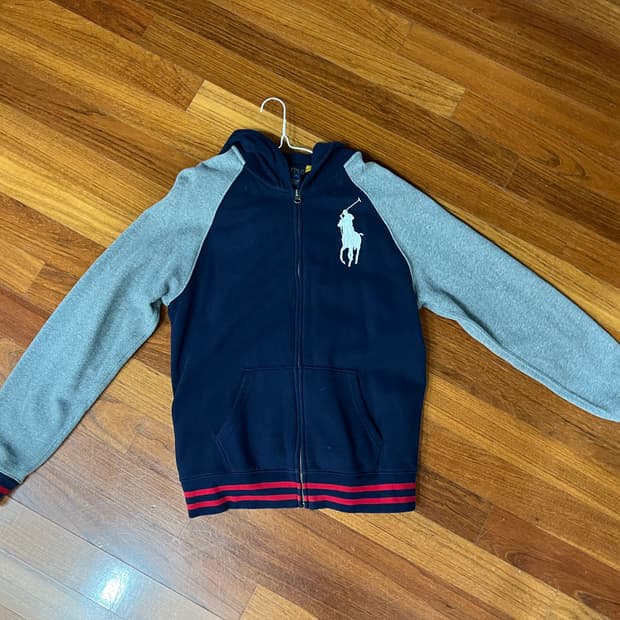 폴로 후드집업